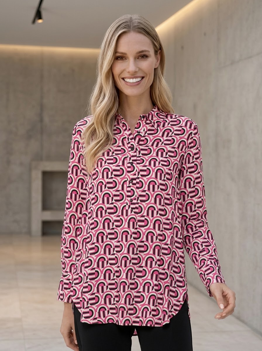 Retro Print Blouse - GERRY WEBER