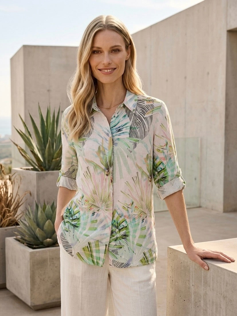 NEW Linen Blouse - GERRY WEBER