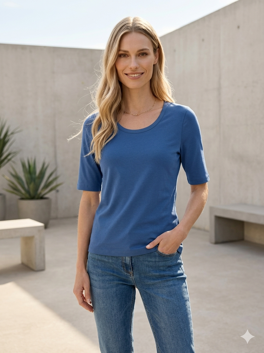 Top with Satin Trim - GERRY WEBER