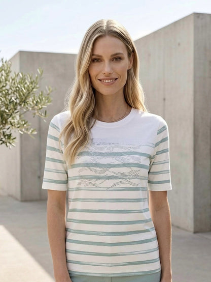 NEW Top with Stripes - GERRY WEBER