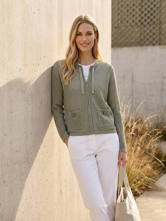 Zippered Cardigan - GERRY WEBER