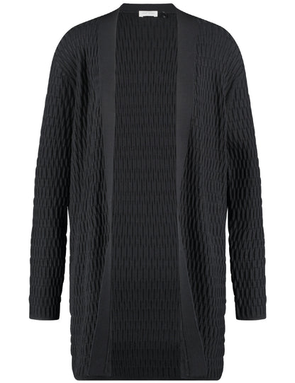Knit Cardigan in Black - GERRY WEBER