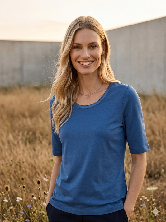 Top with Satin Trim - GERRY WEBER