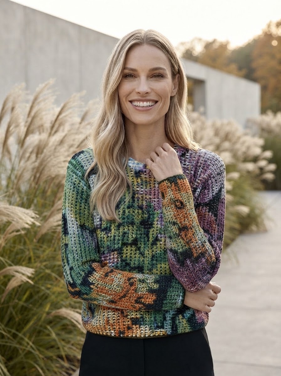 Multicolour Cotton Pullover - GERRY WEBER