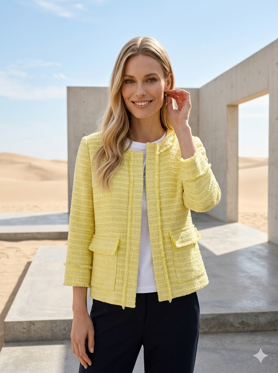 Jacket with Fringe Edges - GERRY WEBER
