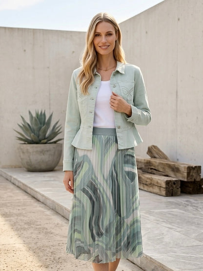NEW Skirt with Print - GERRY WEBER