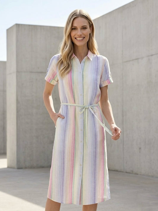 Linen Blend Dress - GERRY WEBER