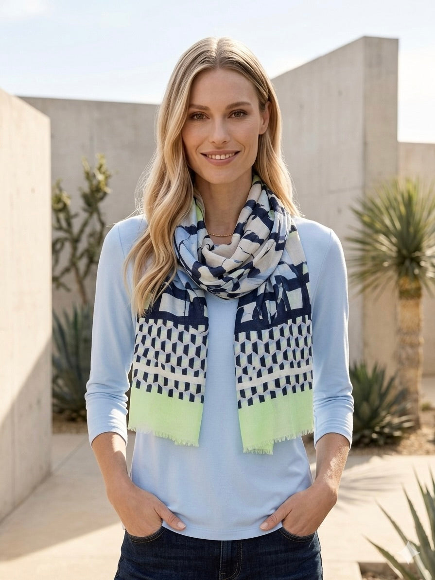 Scarf with Print - GERRY WEBER