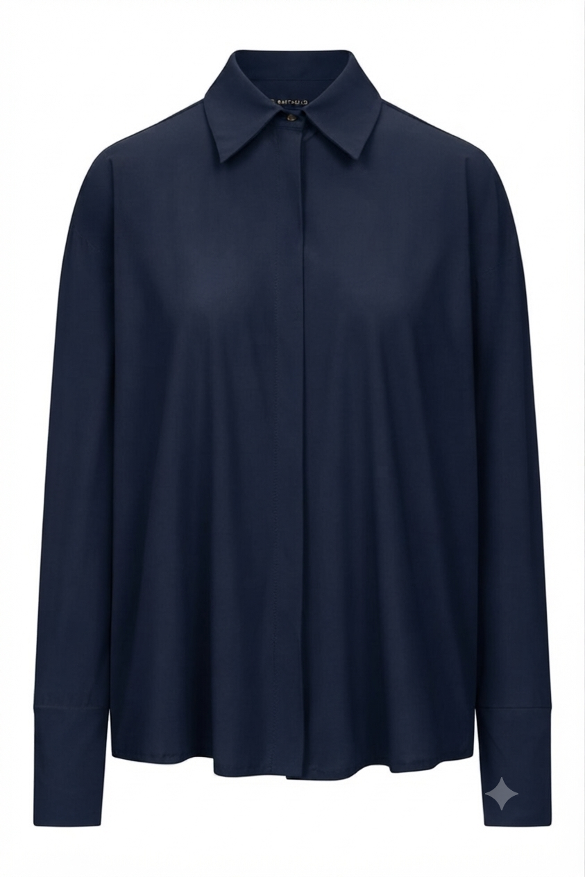 Modern Stretch Blouse – Navy - GERRY WEBER