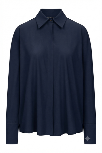 Modern Stretch Blouse – Navy - GERRY WEBER