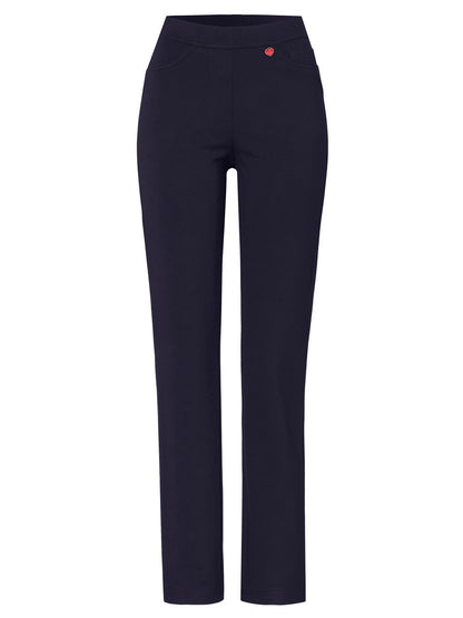 Refined Pull-on Pant - Navy - GERRY WEBER