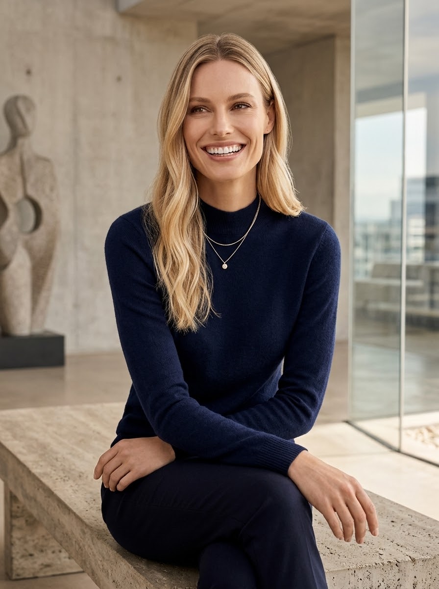 Cashmere Mockneck