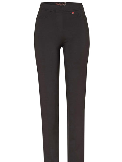 Refined Pull-on Pant - Brown - GERRY WEBER