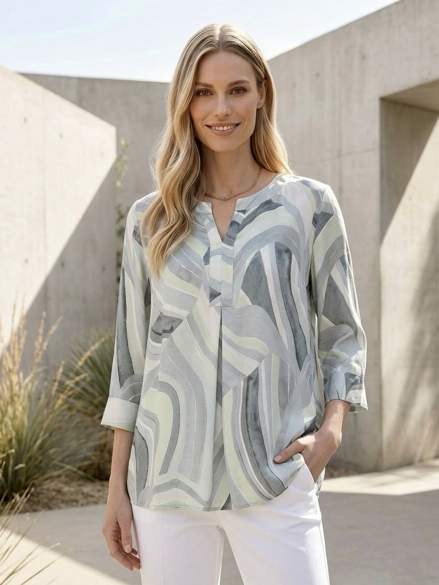 NEW Blouse with Print - GERRY WEBER