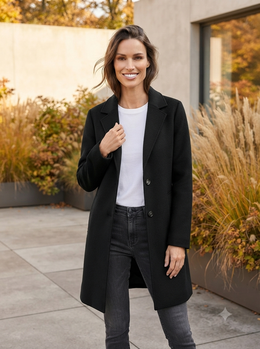 Wool Coat in Black - GERRY WEBER