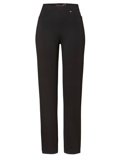 Refined Pull-on Pant - Black - GERRY WEBER