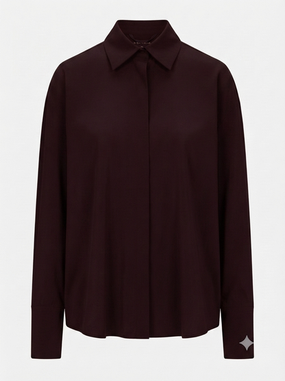Modern Stretch Blouse – Merlot - GERRY WEBER