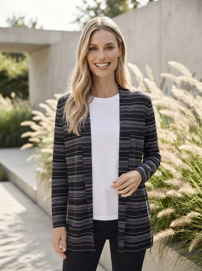Cardigan with Stripes - GERRY WEBER