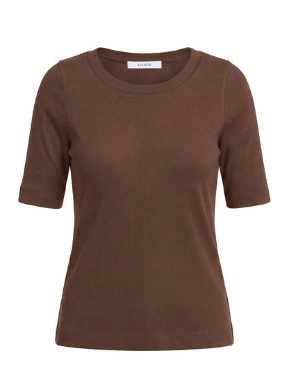 Ribbed Cotton Top - GERRY WEBER