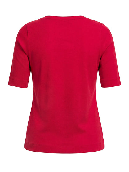 Ribbed Cotton Top - GERRY WEBER