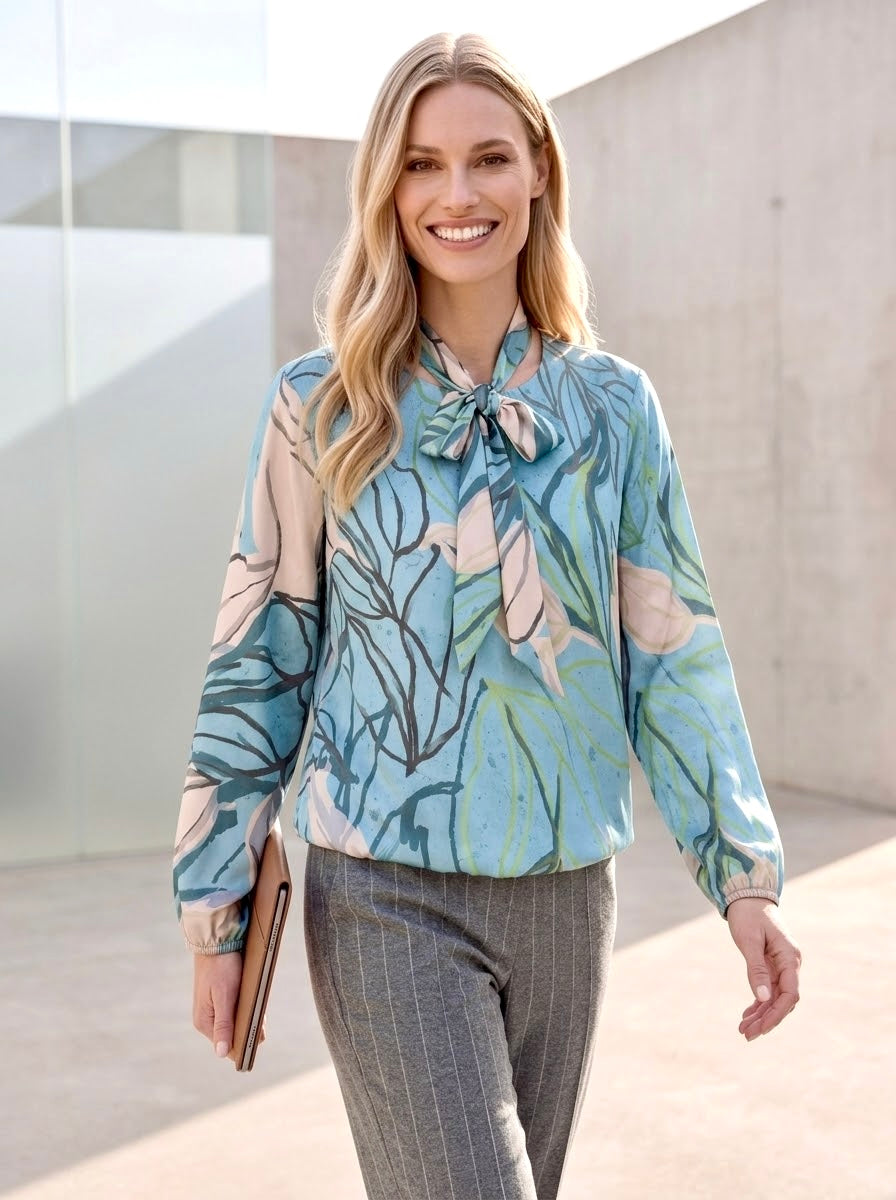 Blouse with Artistic Print - GERRY WEBER