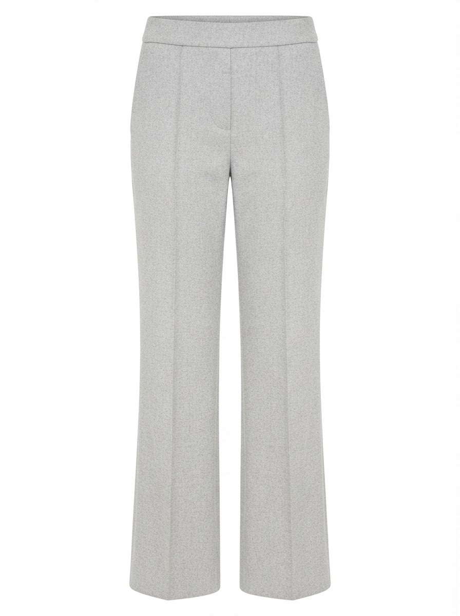Flannel Renée Pant – Light Grey - GERRY WEBER