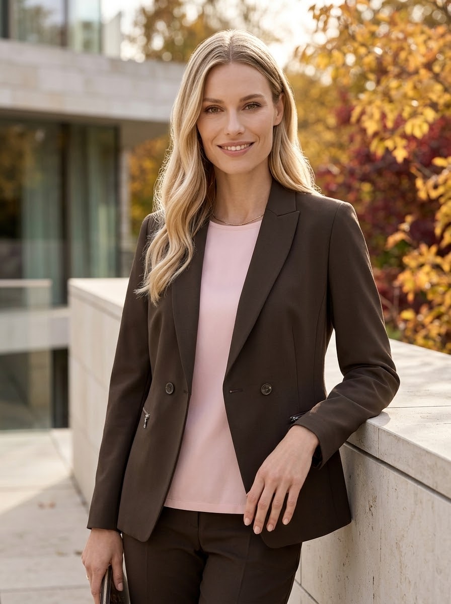 Blazer in Chocolate Brown - GERRY WEBER
