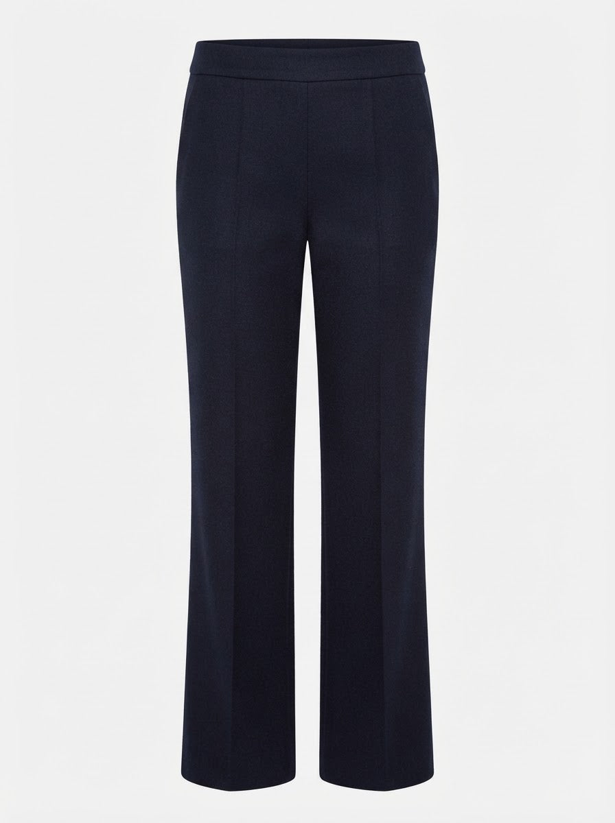 Flannel Renée Pant – Navy Blue - GERRY WEBER