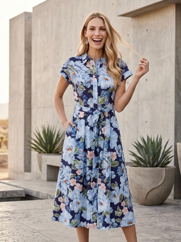 NEW Floral Print Dress - GERRY WEBER