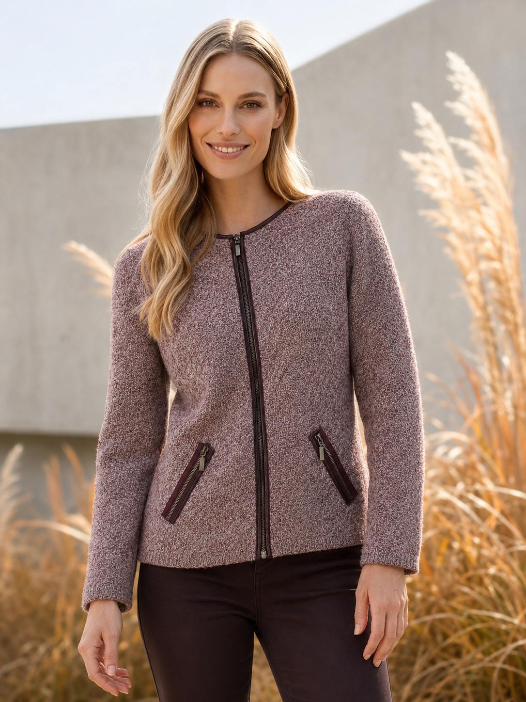 Zippered Cardigan - GERRY WEBER