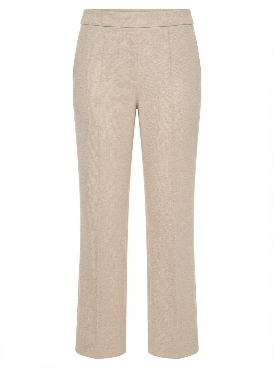 Flannel Renée Pant – Light Beige - GERRY WEBER