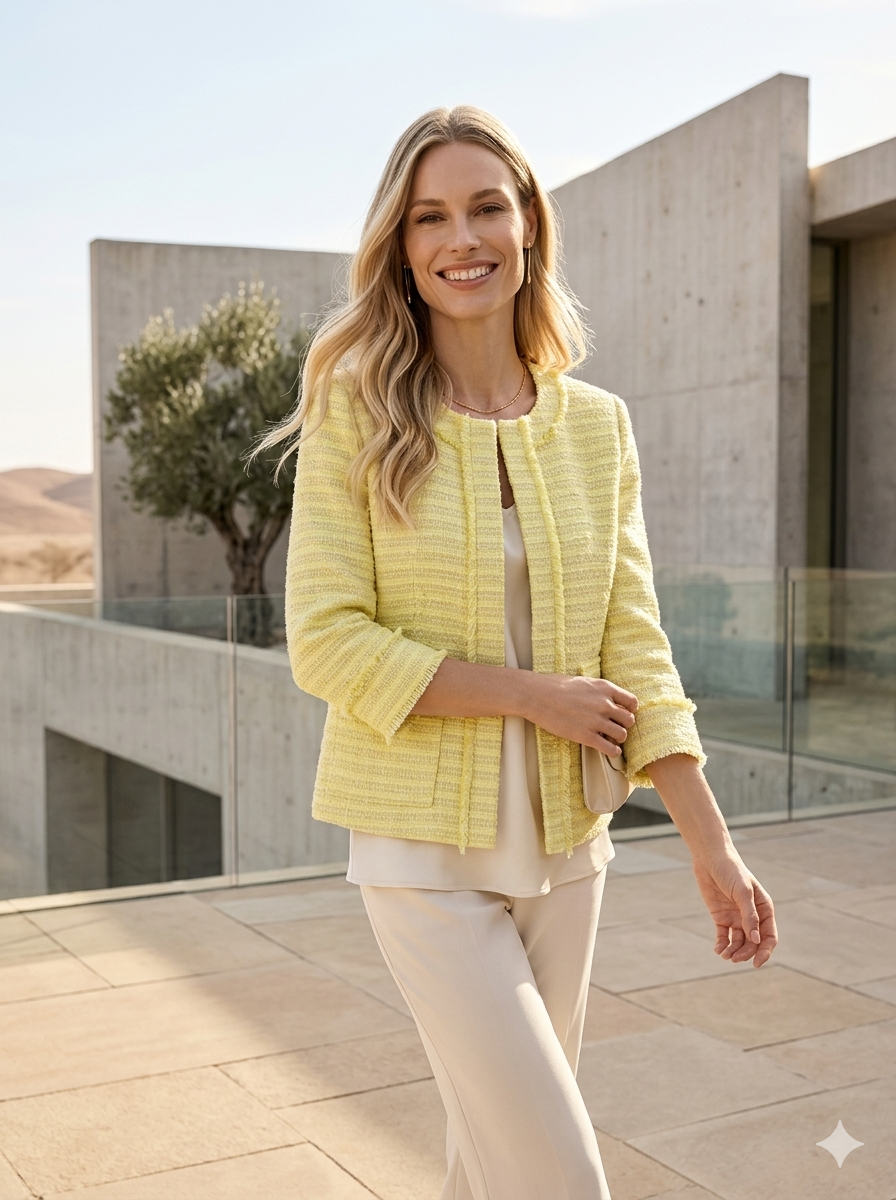 Jacket with Fringe Edges - GERRY WEBER
