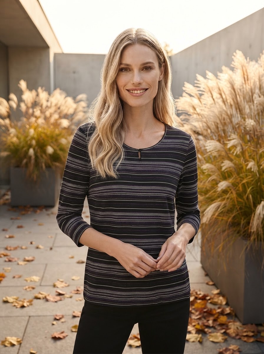 Top with Stripes
