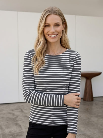 Top with Stripes