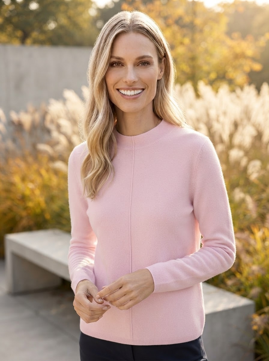 Pullover with Vertical Seam