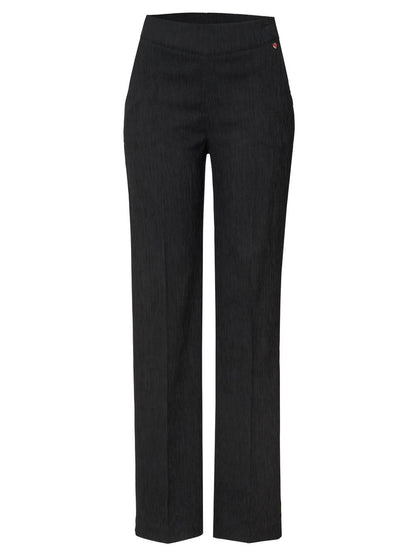 Pull-on Corduroy Pant — Black