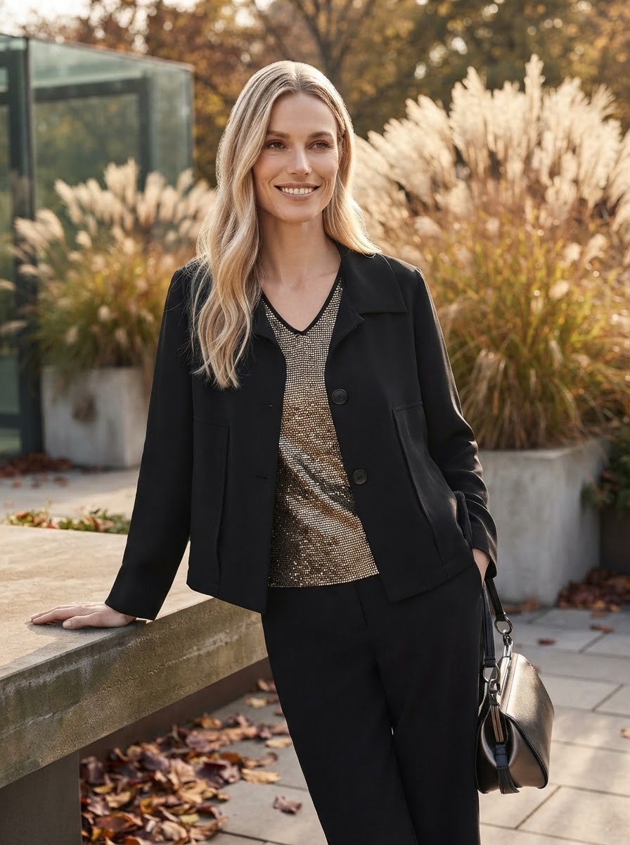 Pleat Pocket Jacket