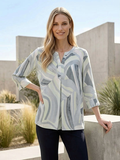NEW Blouse with Print - GERRY WEBER