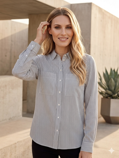 NEW Blouse with Fine Stripes - GERRY WEBER