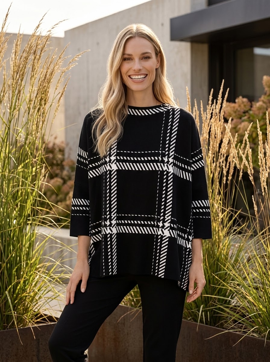 Check Pullover - GERRY WEBER
