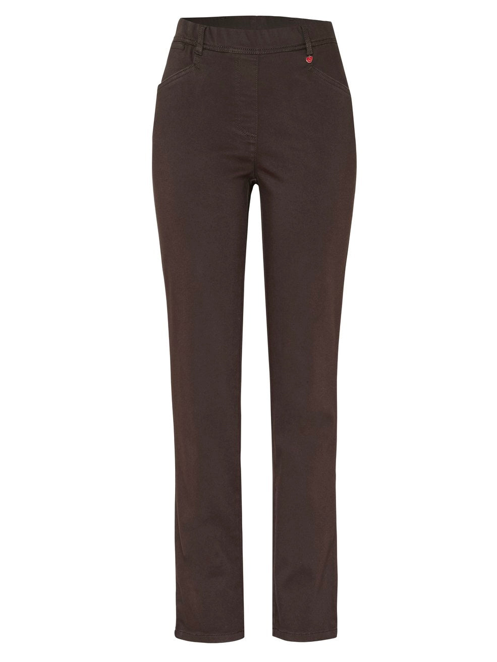 Refined Pull-on Jean - Brown - GERRY WEBER