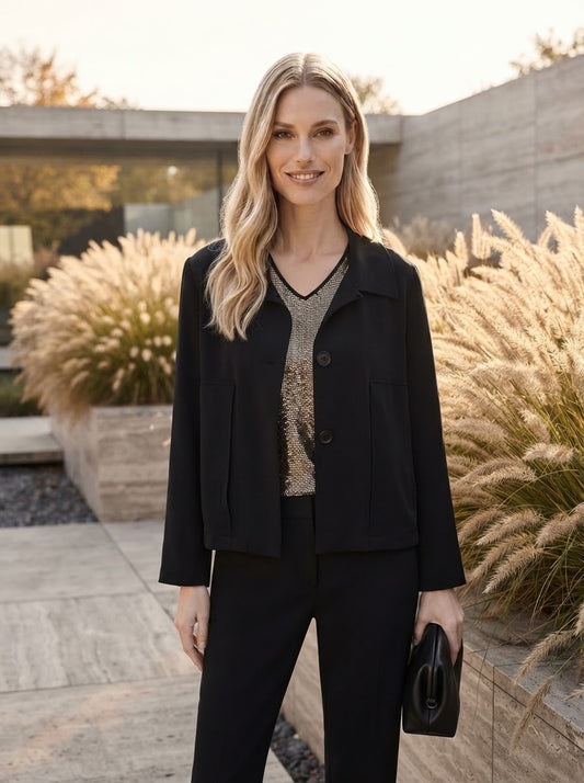 Pleat Pocket Jacket