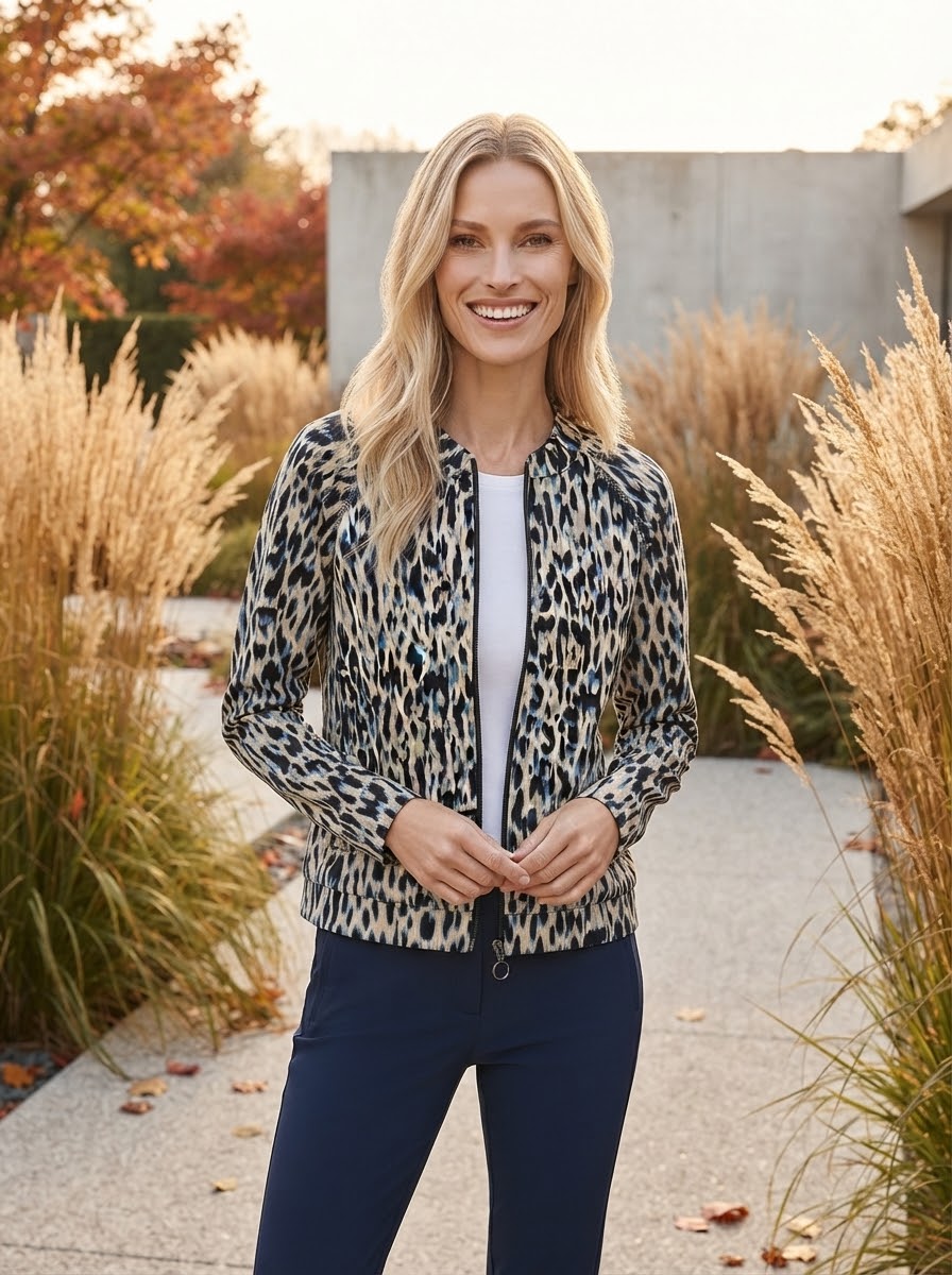 Zippered Cardigan