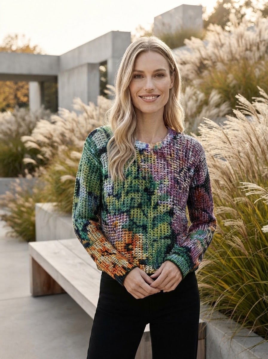 Multicolour Cotton Pullover - GERRY WEBER