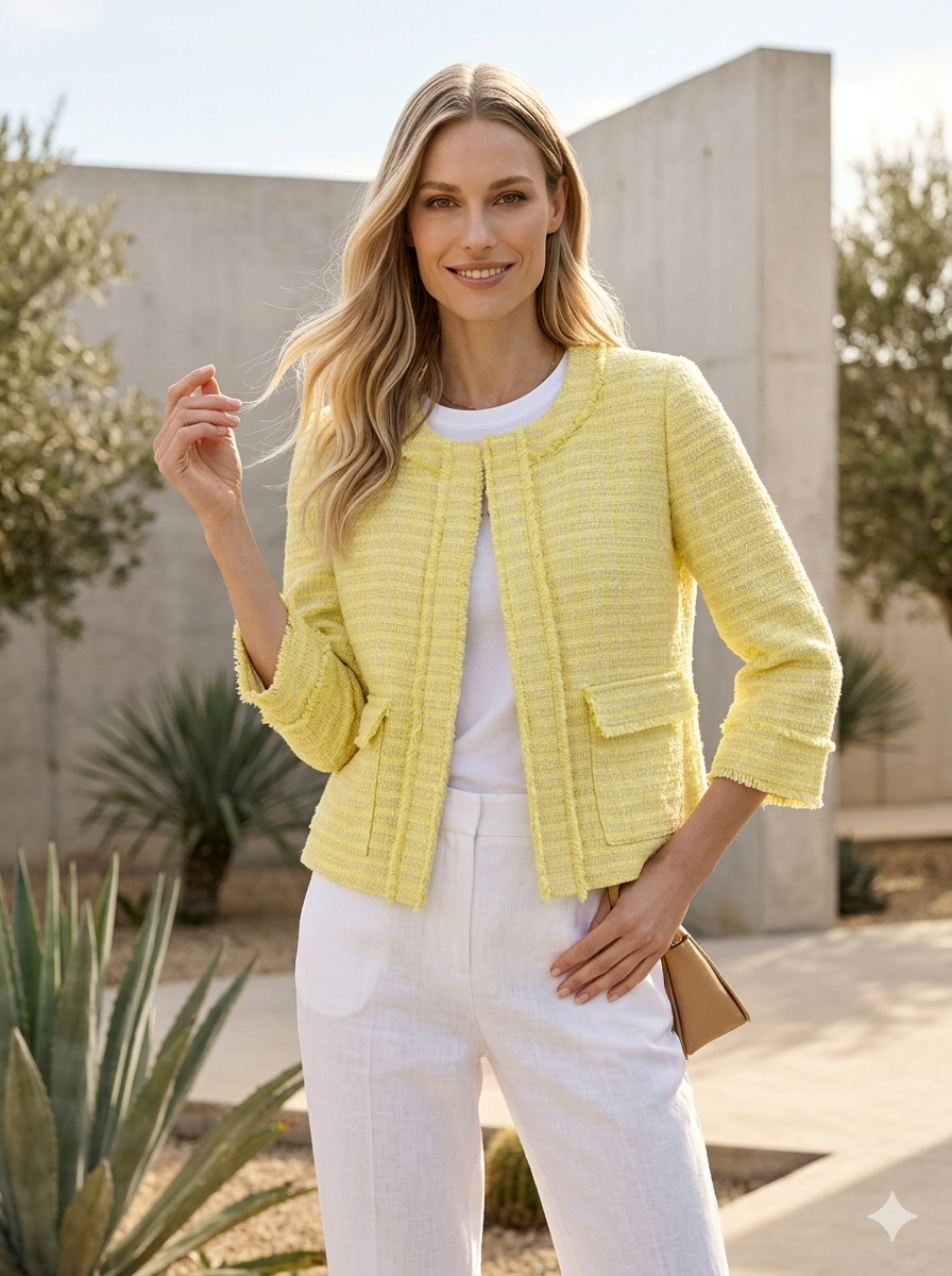 Jacket with Fringe Edges - GERRY WEBER