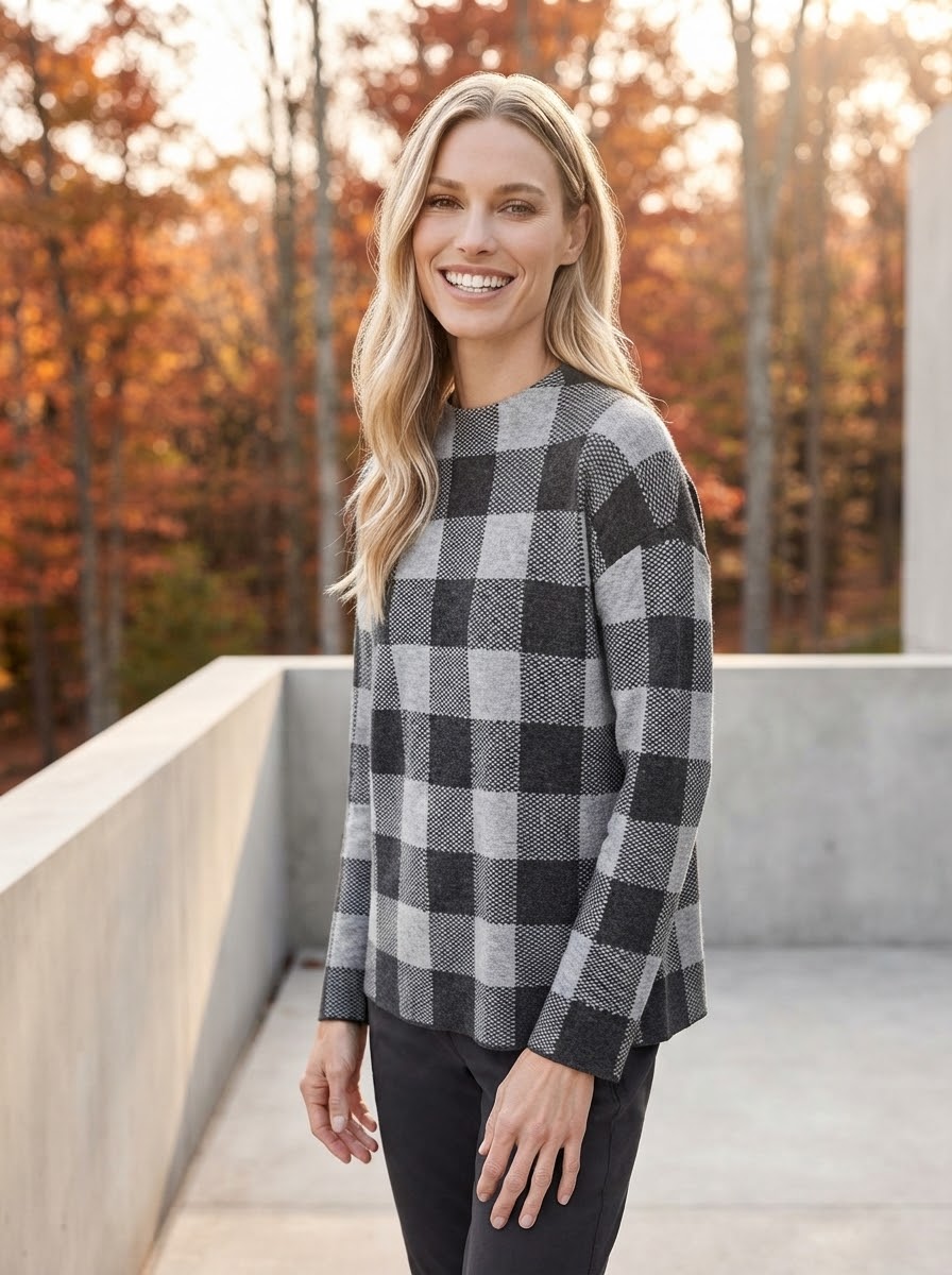 Check Pullover - GERRY WEBER
