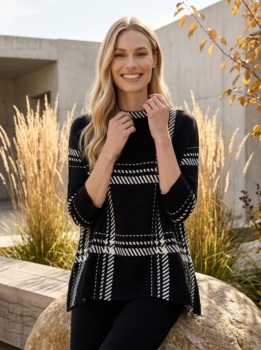 Check Pullover - GERRY WEBER