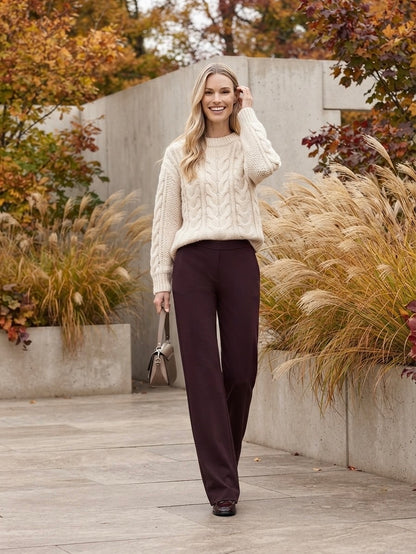 Jenny Wide Leg - Bordeaux 048.  61-02/1213-61 - GERRY WEBER