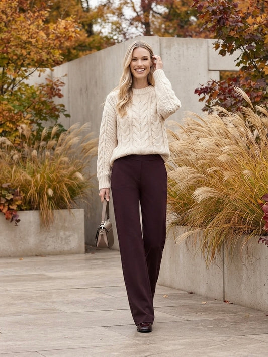 Jenny Wide Leg - Bordeaux 048.  61-02/1213-61 - GERRY WEBER