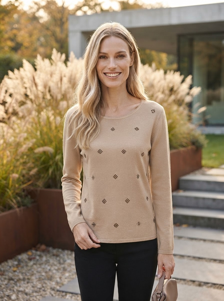 Pullover with Rhinestones - GERRY WEBER